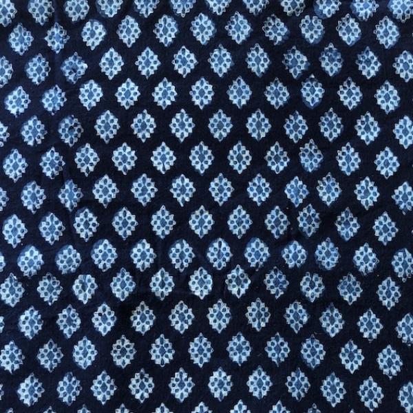 Indigo Hand Block Print aus Indien – BLUE AKOLA